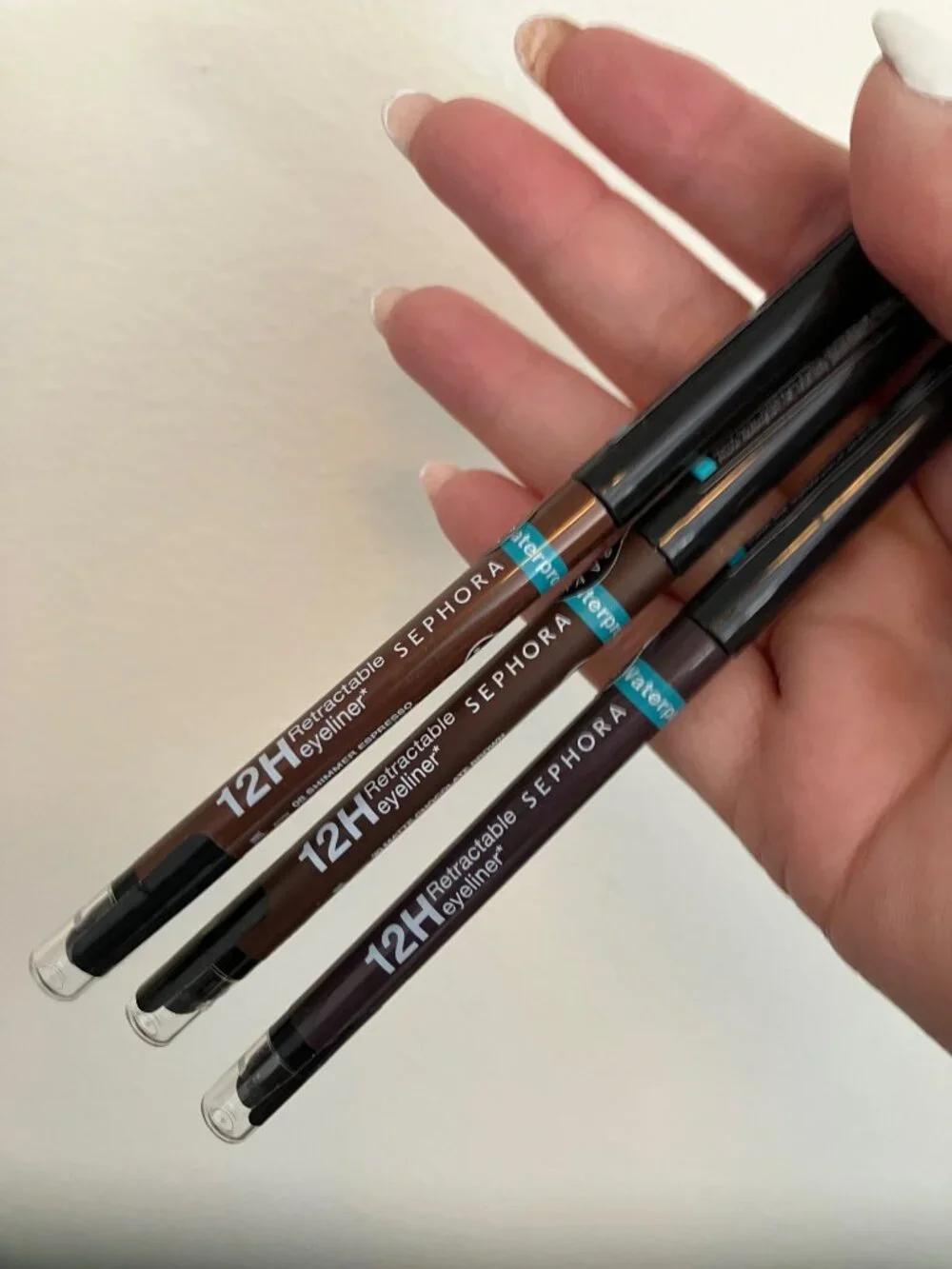 Sephora Retractable Eyeliners (3) Espresso, Chocolate, Plum (Sealed)